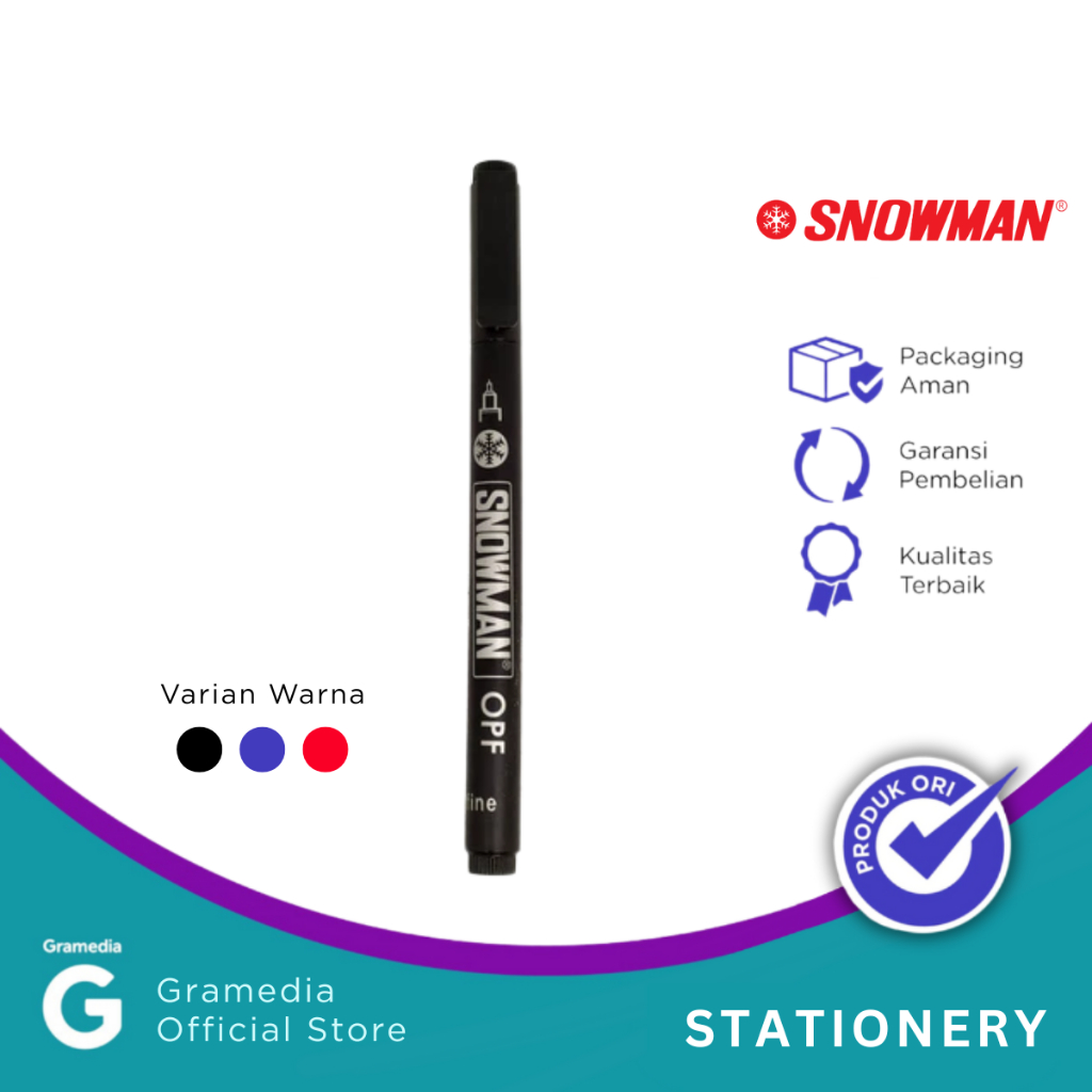 

Snowman - Ohp Permanent Hitam
