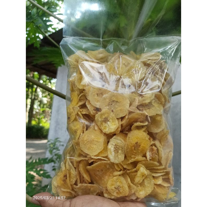 

500g Keripik Pisang Coin Rasa Manis Bestak - Renyah dan Legit