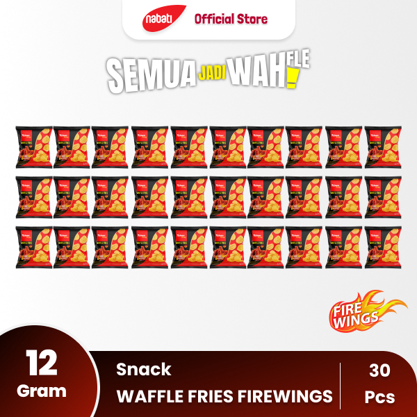 

[Bundle 30 pcs] Waffle Fries Fire Wings 12 gram