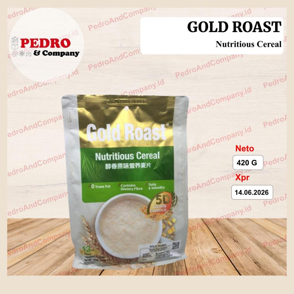 

Gold Roast Nutritional Cereal 420 gram isi 12 sachet sereal sarapan