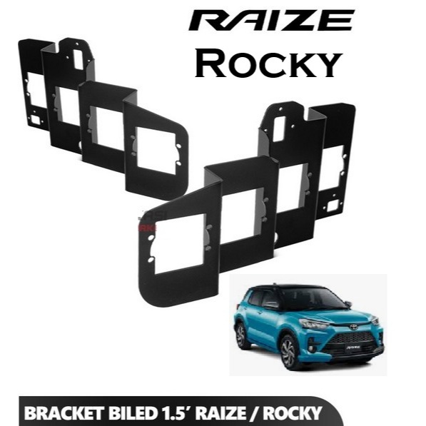 BREKET BILED ROCKY RAIZE MATRIX bracket besi biled kotak x1m x1 1.5 inch 1.8 2023