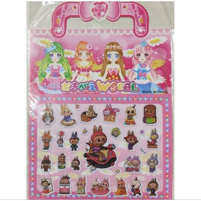 

J (15) STIKER KARAKTER TAS BLING 1 PCS/STIKER TIMBUL/MAINAN ANAK