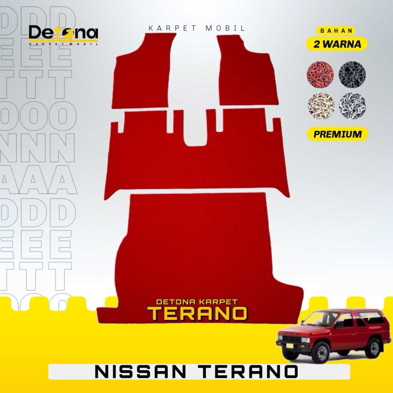 Karpet Mobil Mie Nissan TERANO / Karpet Mie Mobil Nissan TERANO