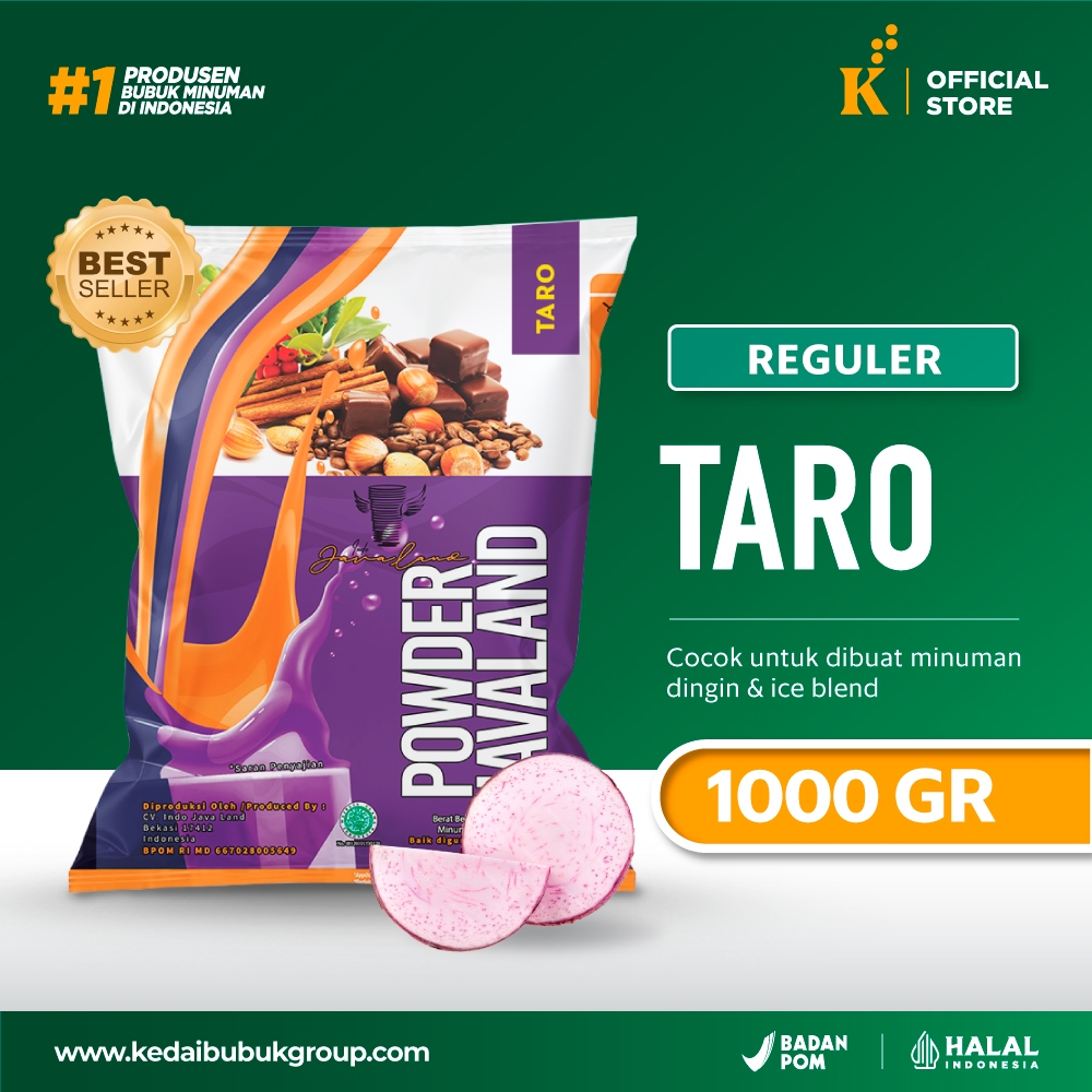 

Bubuk Minuman Bubble Drink Rasa Taro Javaland 1 kg