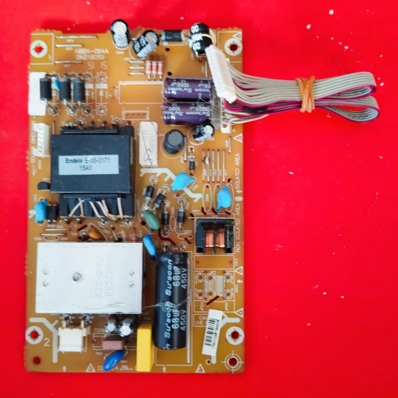 power suplay ori regulator psu tv polytron PLD 24D820 normal