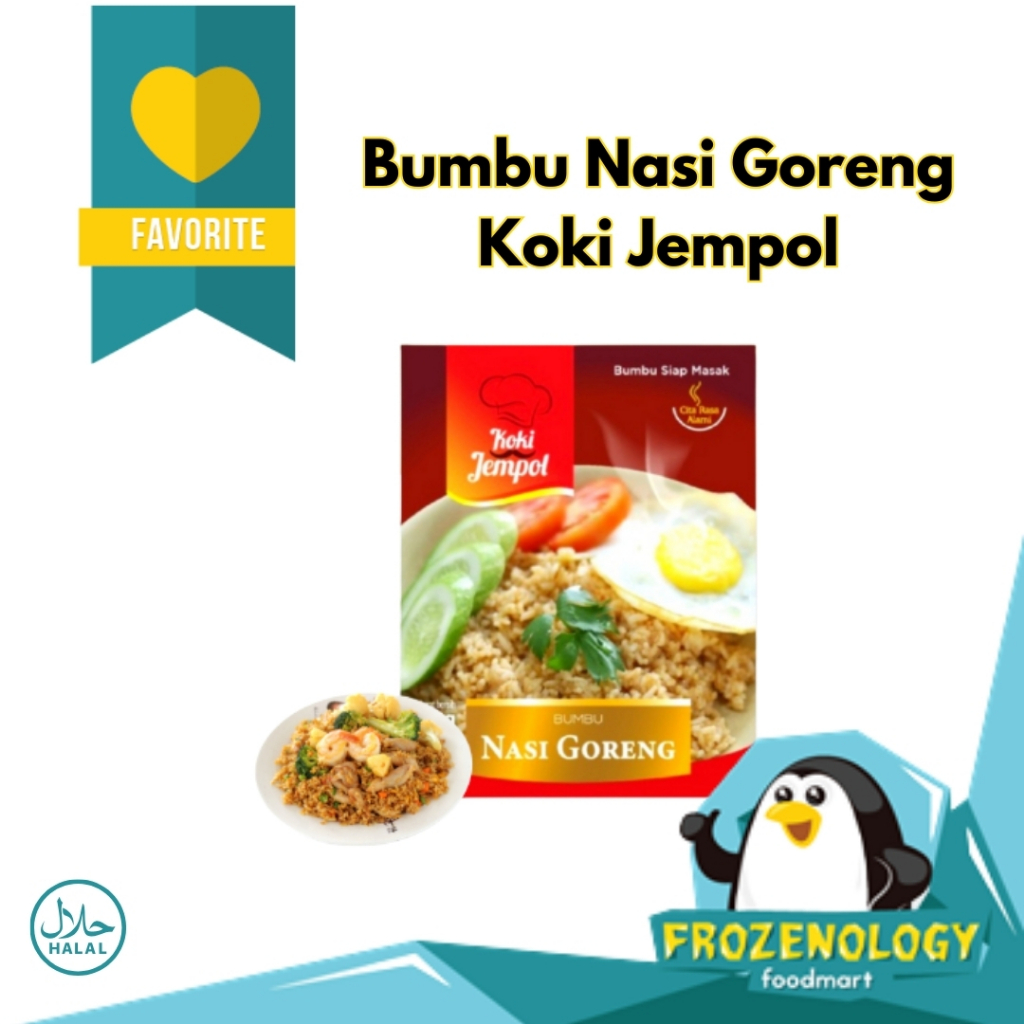 

Bumbu Nasi Goreng Koki Jempol | Bumbu Masak Praktis 2-3 Porsi