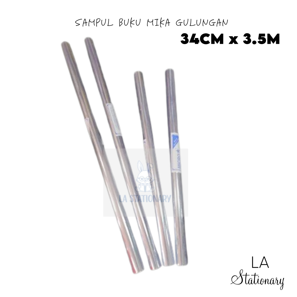 

LS / SAMPUL BUKU PLASTIK MIKA GULUNGAN PER ROLL