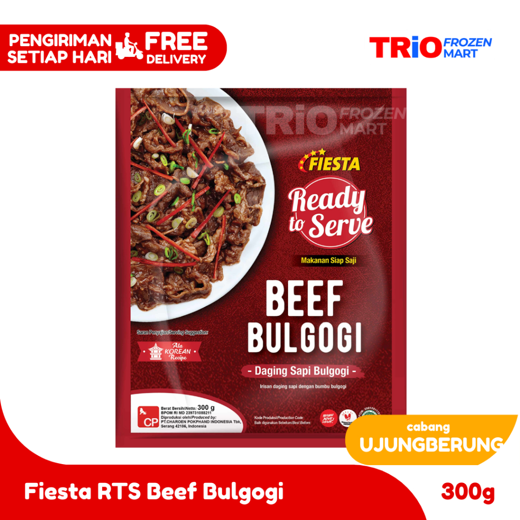 

FIESTA READY TO SERVE BEEF BULGOGI 300GR