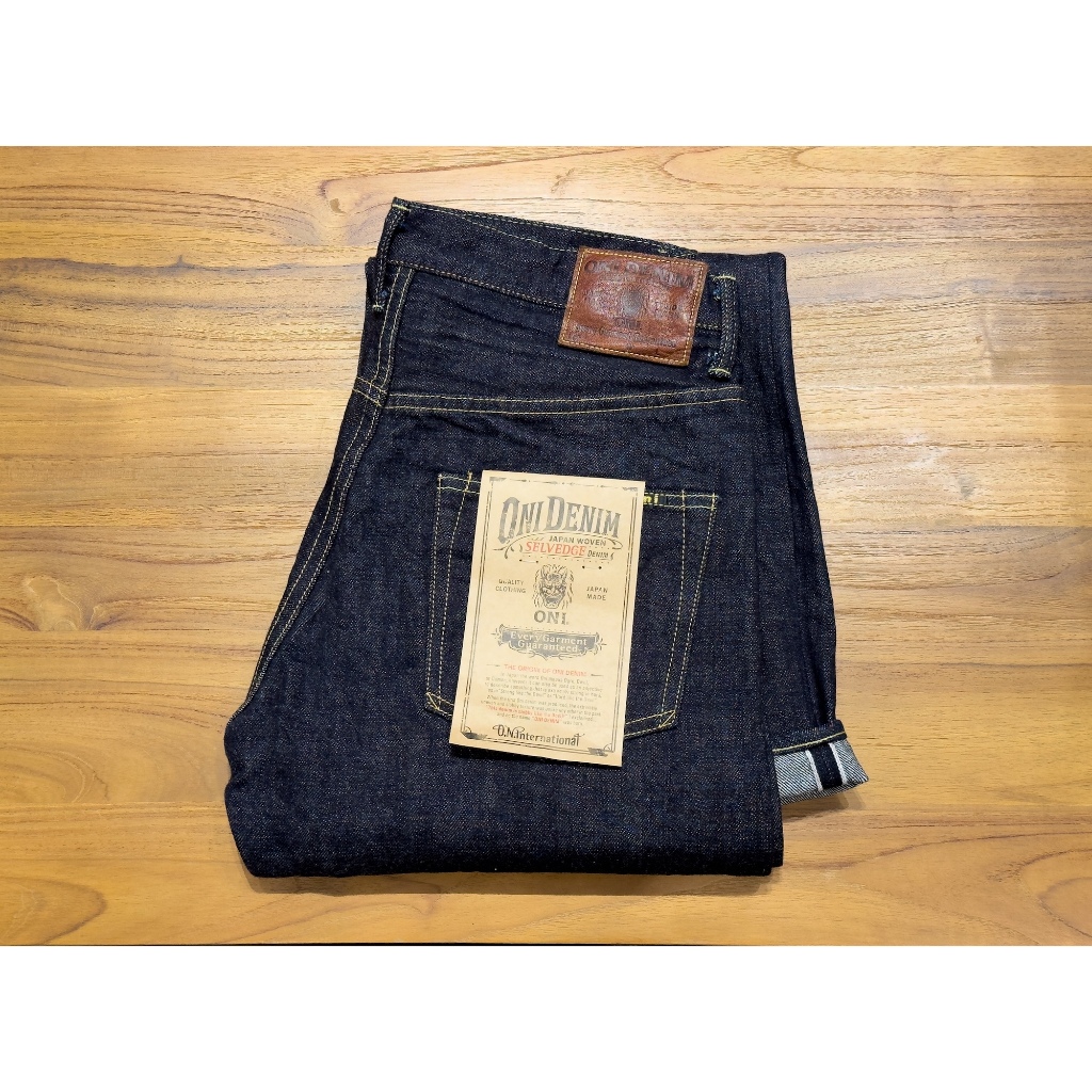 ONI Denim ONI-200 15oz “Low Tension” Signature Selvage Wide Straight Jeans