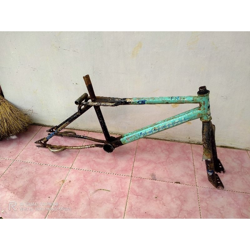 Frame Fork Sepeda BMX 20 old school Double downtube mantap