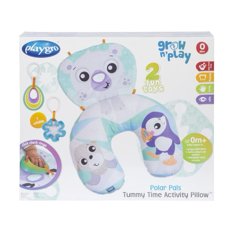 Playgro Tummy Time Pillow Polar pals