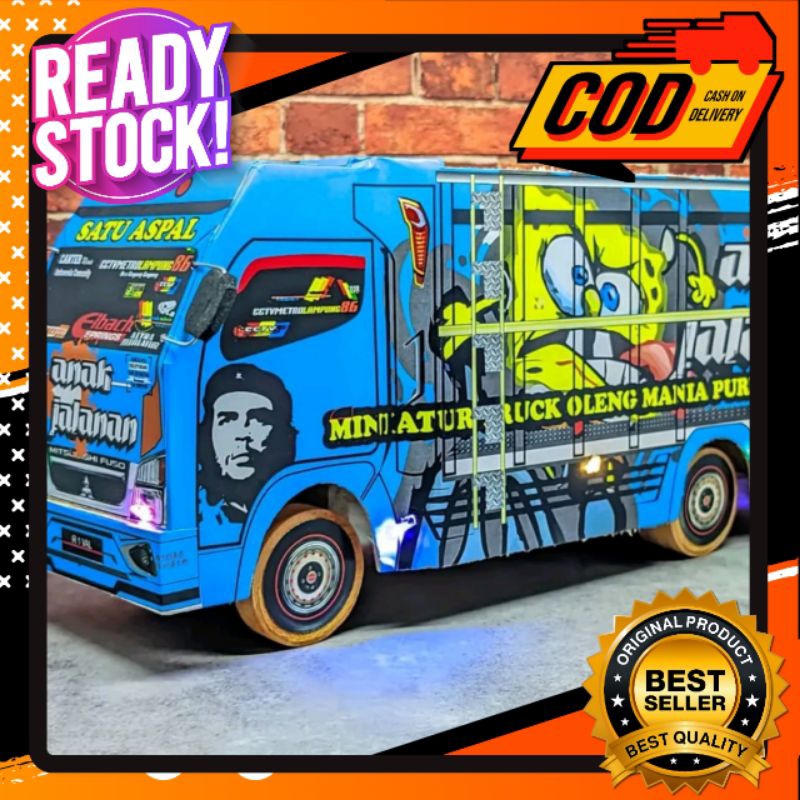 Miniatur Truck oleng " ANAK JALANAN " Spongebob