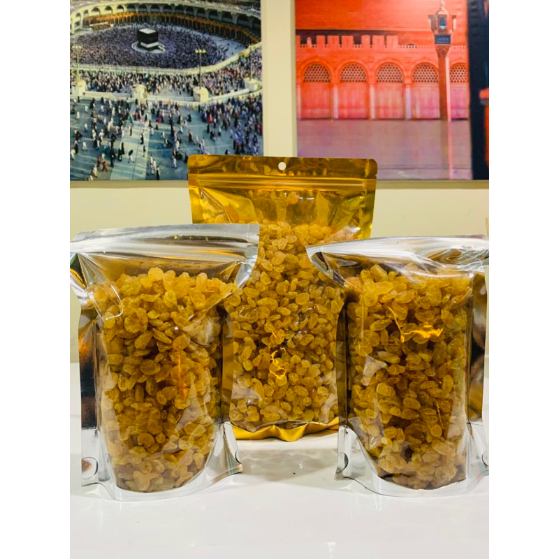 

Kismiss Asem Manis 500 Gr Kismis kuning grade A