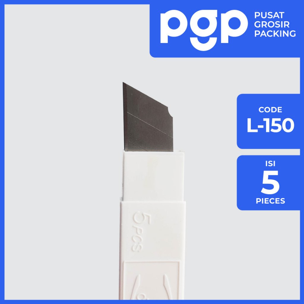 

Kenko Cutter Blade L-150 - Isi Pisau Pemotong / Cutter 18mm - 1 Pack Isi 5 Pcs