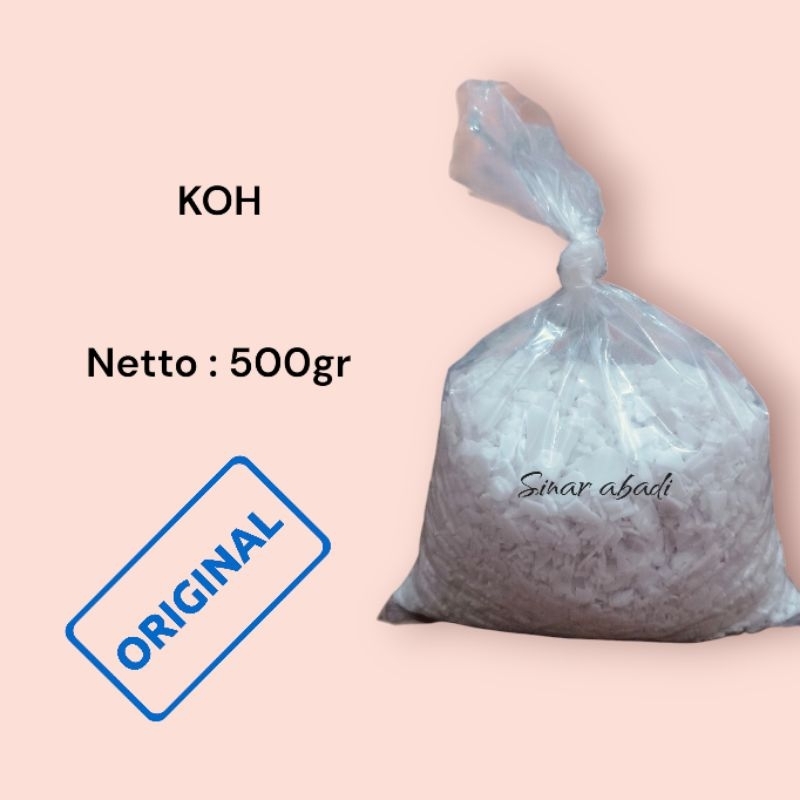 KOH @500gr(bukan racun ikan)