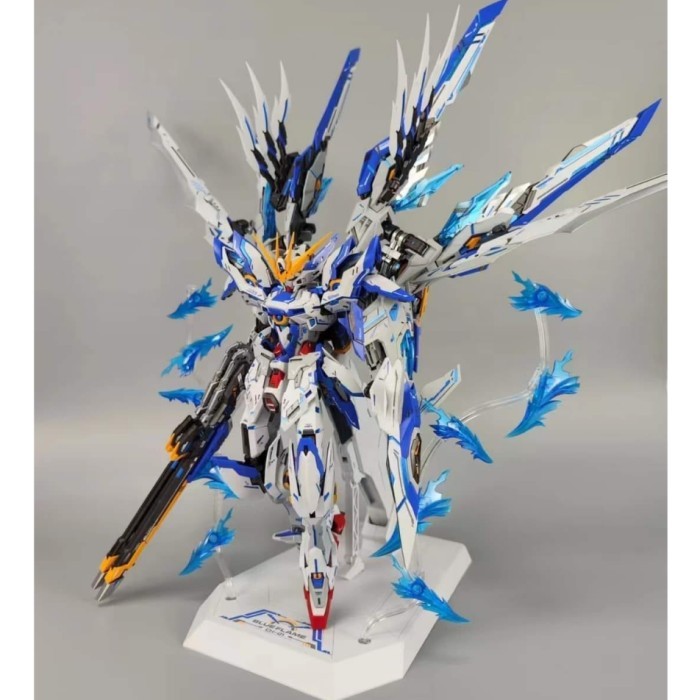 MG 1/100 ZZA Blue Flame Wing Supernova Metal Frame Mokit