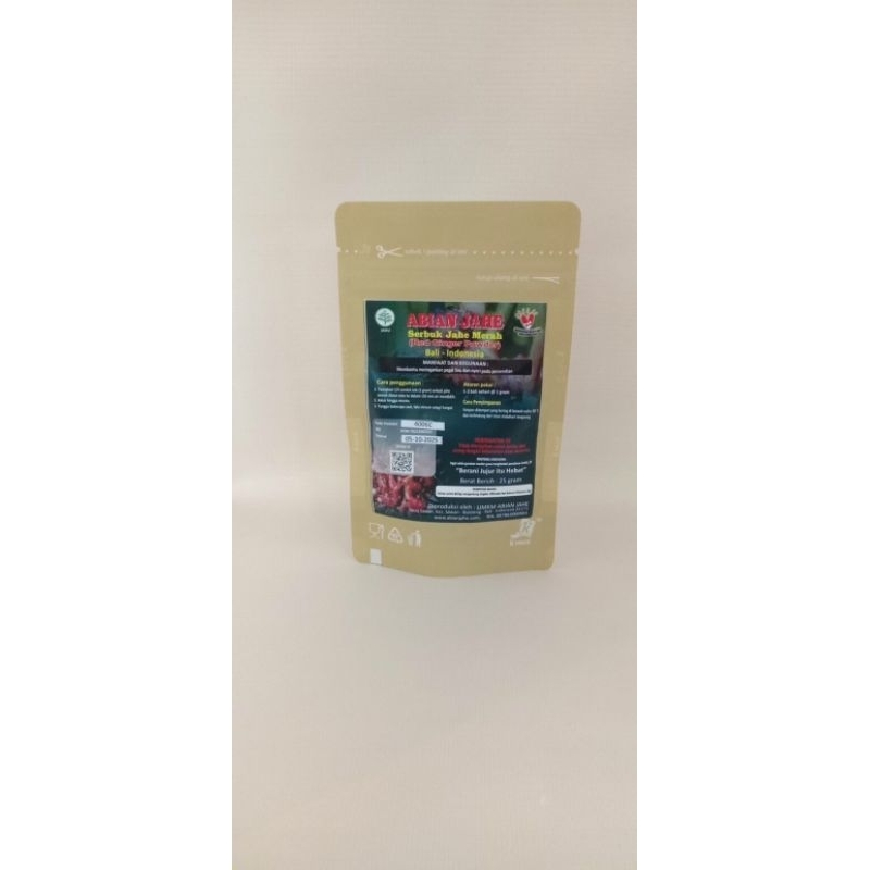 

Serbuk Jahe Merah (Red Ginger Powder)