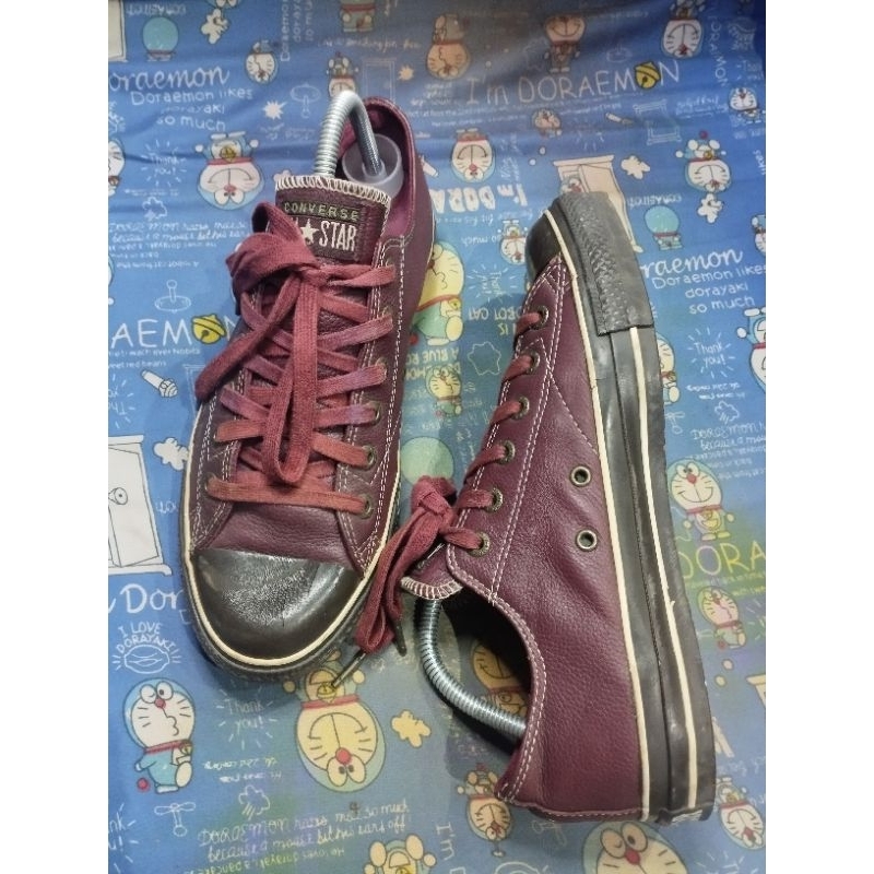 CONVERSE CT ALLSTAR EUROPEAN LEATHER RED VTG