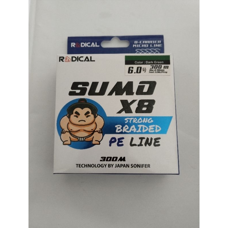 SENAR PANCING SUMO PE X8 300M MURAH