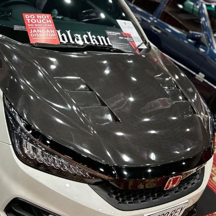 BLACKNOT Engine Hood (Kap) Seibon TS style - Honda City Sedan & Hatchback 2021+