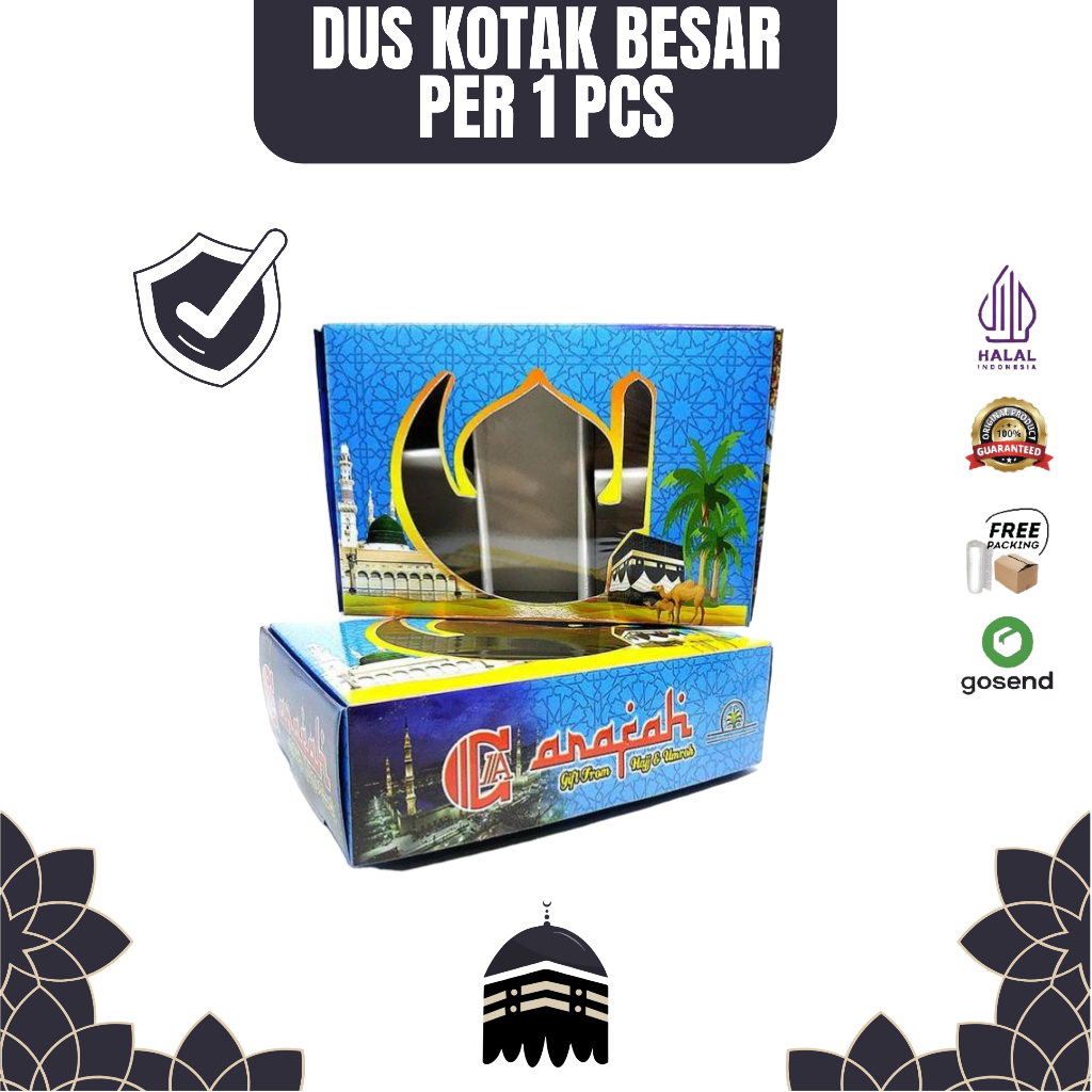 

Dus Kotak Paket Kosong oleh oleh haji & umrah per 1 Pcs