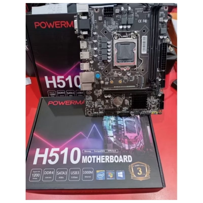 Motherboard POWERMAX H510 ( H510, SOCKET 1200, DDR4, INTEL )