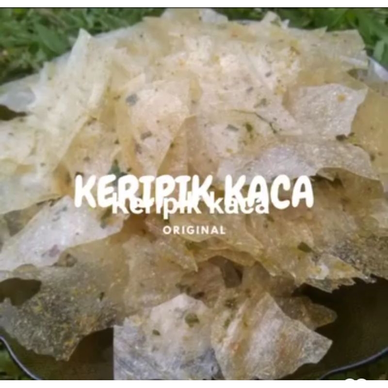 

Keripik kaca original renyah gurih extra daun jeruk 500 gram