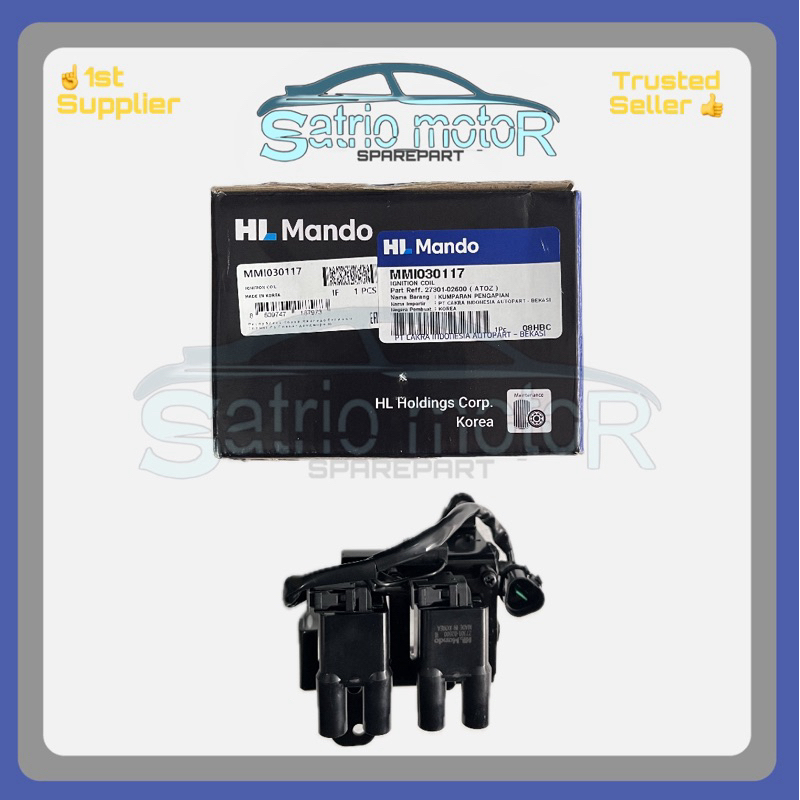IGNITION COIL DOUBLE HYUNDAI ATOZ (MERK MANDO)