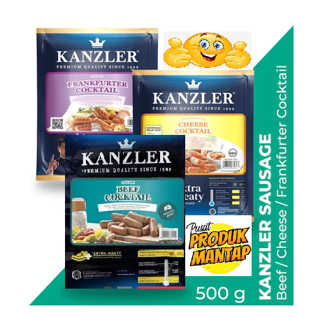 

Kanzler Sosis Beef Cocktail Cheese Cocktail Frankfurter Cocktail