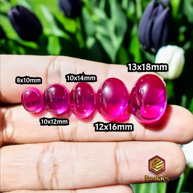 [HANYA BATU] Batu Siam Bangkok Merah Rose