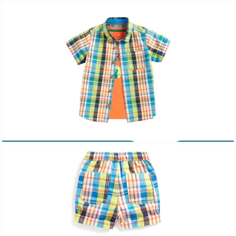 set kemeja + celana mothercare azzclothing