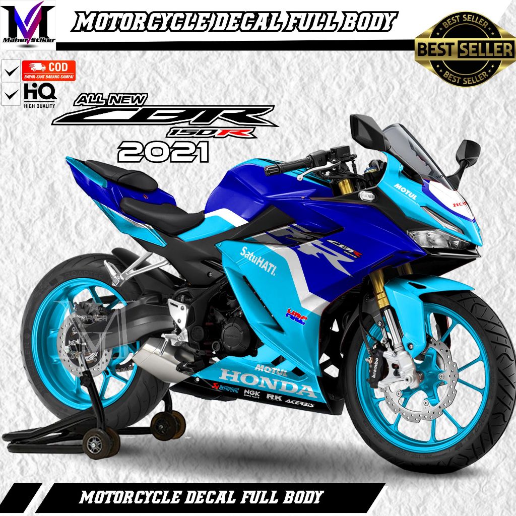 Decal CBR 150R 2021 Fullbody Variasi HRC