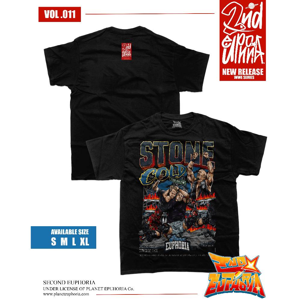 KAOS WWE STONE COLD VINTAGE STYLE DESIGN
