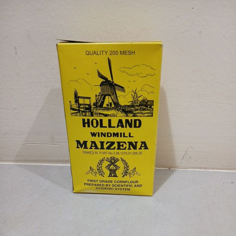 

TEPUNG JAGUNG HOLLAND WINDMILL MAIZENA 150 GR