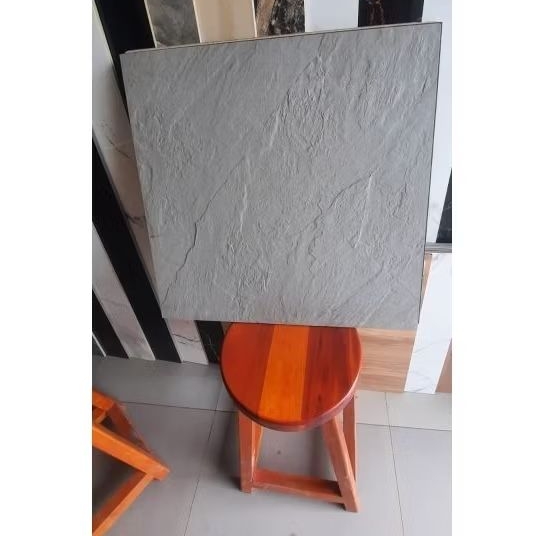 Granit lantai teras carport 60x60  model timbul granit garasi