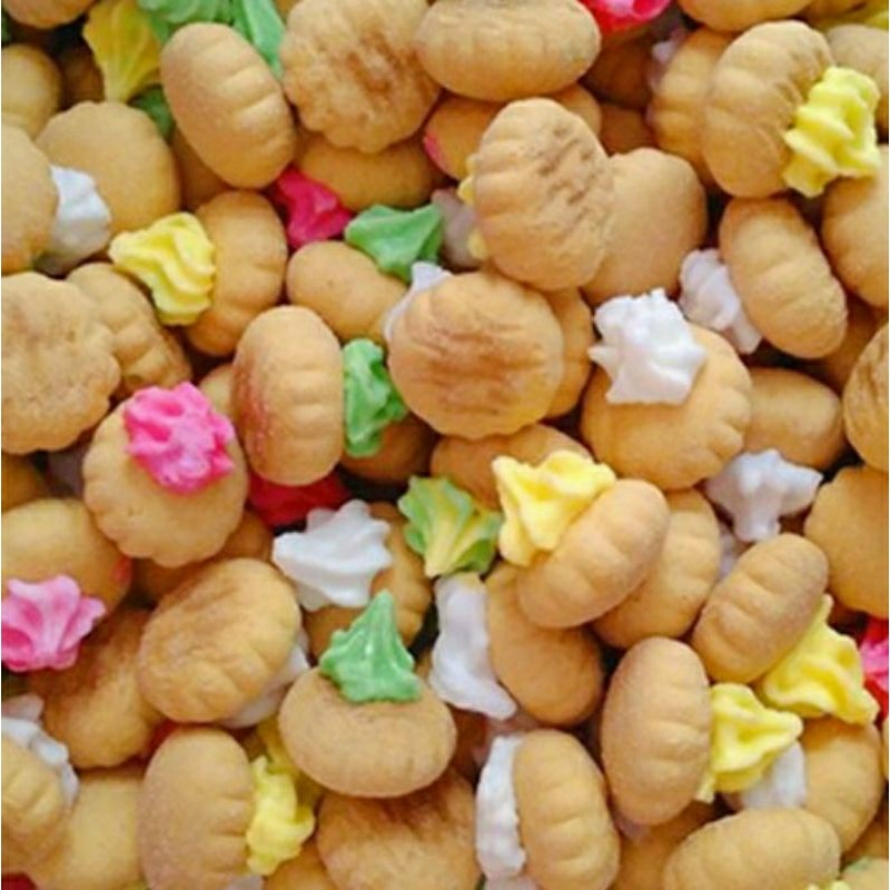 

GEMROSE/KUE JADUL/KUE KANCING/KUE MONAS biscuit manis terlaris