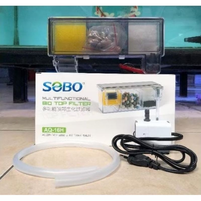 Box Multifuctional Bio Top Filter aquarium Sobo Amara AQ 16H