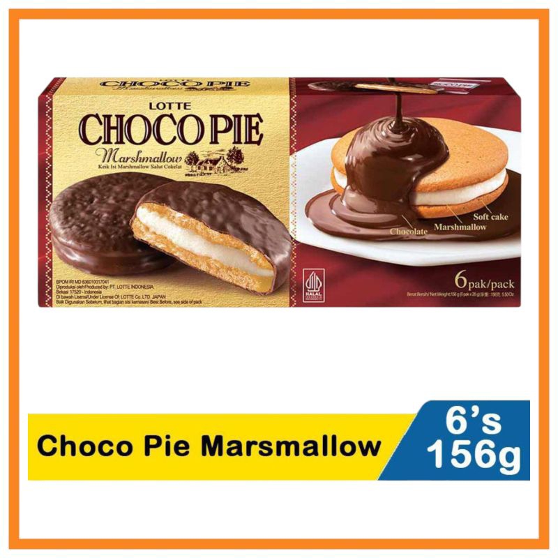 

Lotte Choco Pie Marshmallow Isi 6