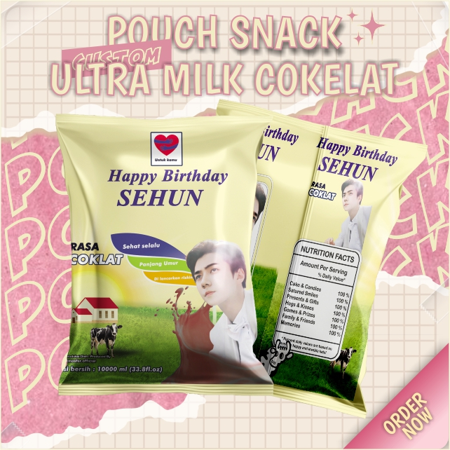 

Snack Pouch Jumbo Custom Ultra Coklat