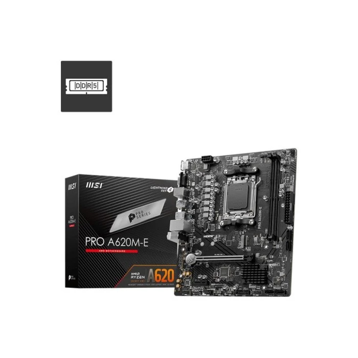 MSI Pro A620-M-E Motherboard AMD Ryzen