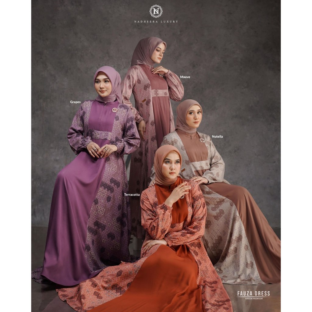 NADHEERA LUXURY FAUZA DRESS RAYON PREMIUM