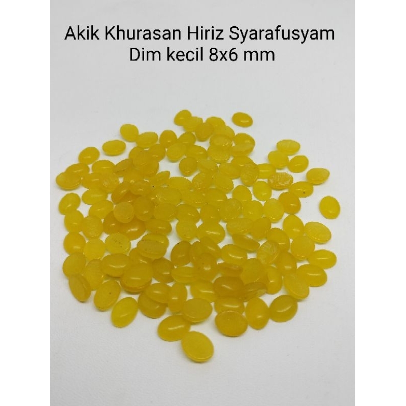 Batu Akik Khurasan Hiriz Syarafusyam kecil dim 8x6 mm