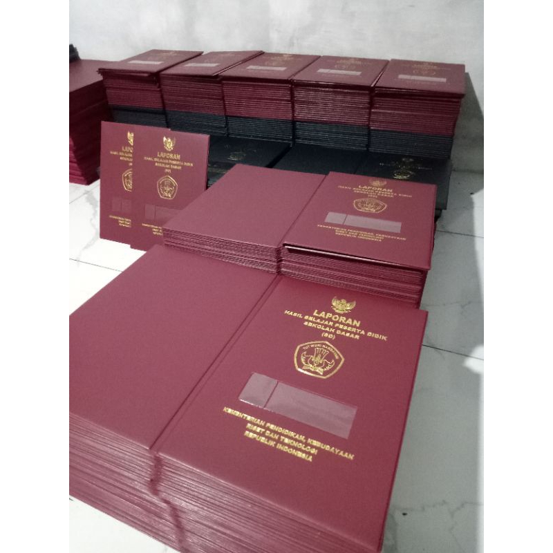 

Map Raport Sekolah Dasar || Sampul Raport SD. Isi 6 Lembar (Umum)