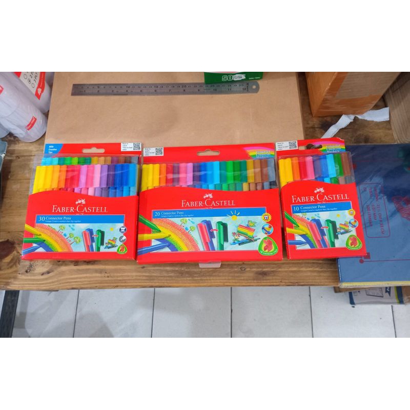 

Faber-Castell Spidol Warna Connector Pen Color 10 20 30 50 60 - 30 clr.