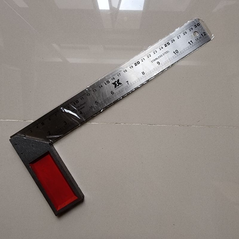 

SIKU TUKANG JUMBO TEBAL HEAVY DUTY / PENGGARIS SIKU 12 INCHI