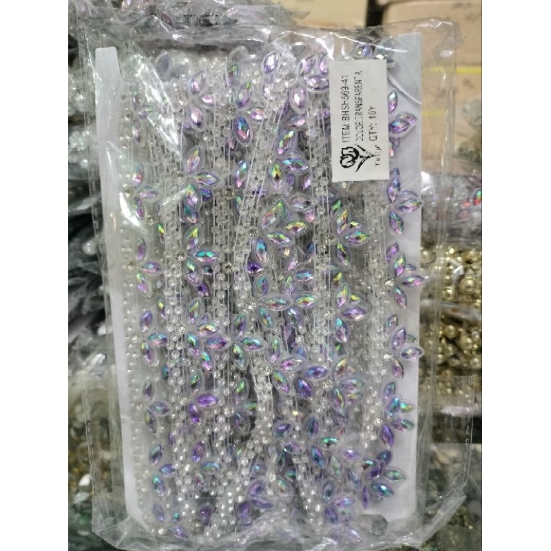 Aplikasi mata 3 payet baju sudah jadi