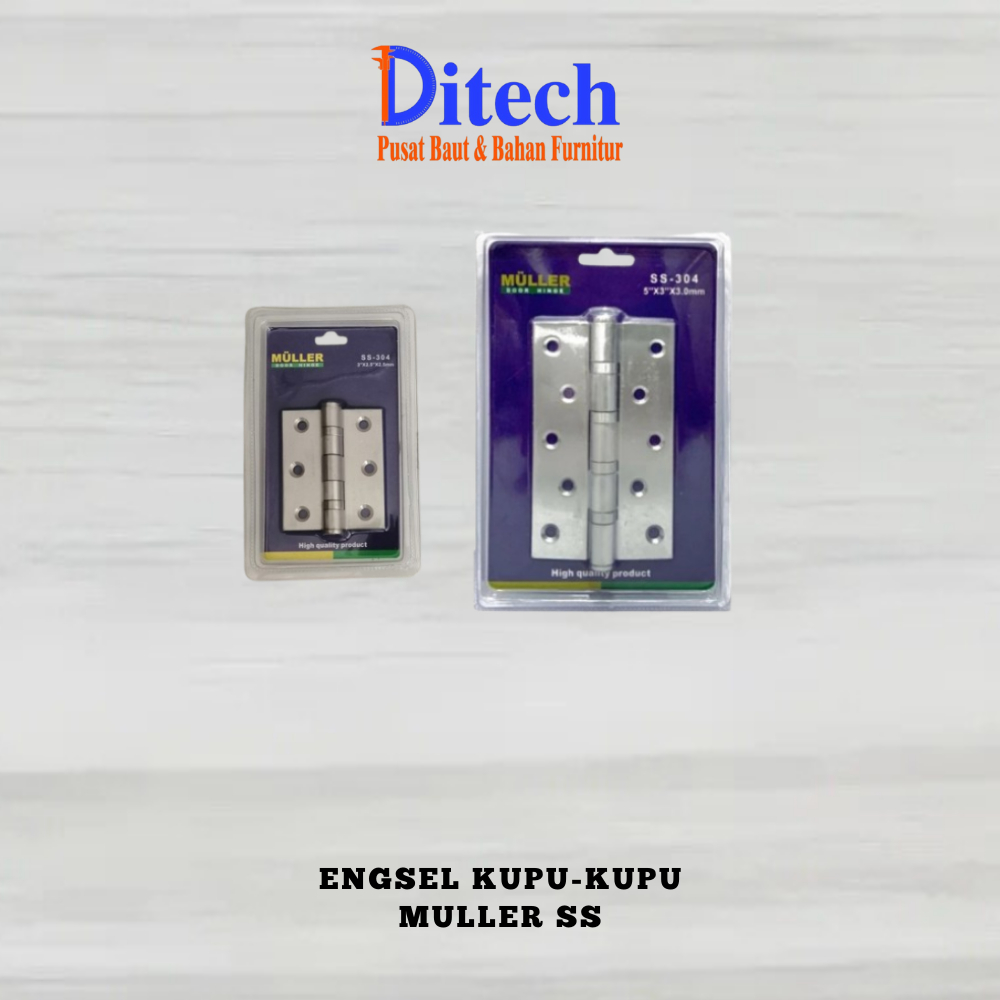 Engsel Kupu-kupu Muller SS/Engsel Pintu Jendela/Engsel Pintu Stainless Antikarat