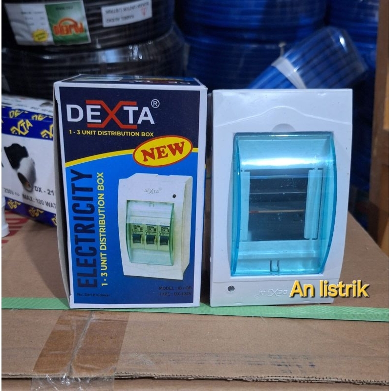 Box MCB Dexta 2-3 Group Inbox / Tanam - Pengaman Mcb - Rumah MCB 2 Group Dexta