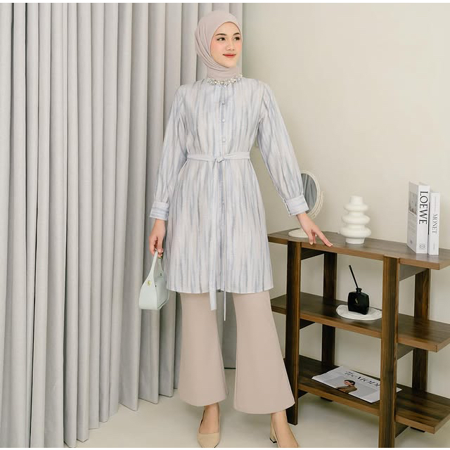 Zalina Tunic Tunik Lights.Clo Lights Clo - Arctic