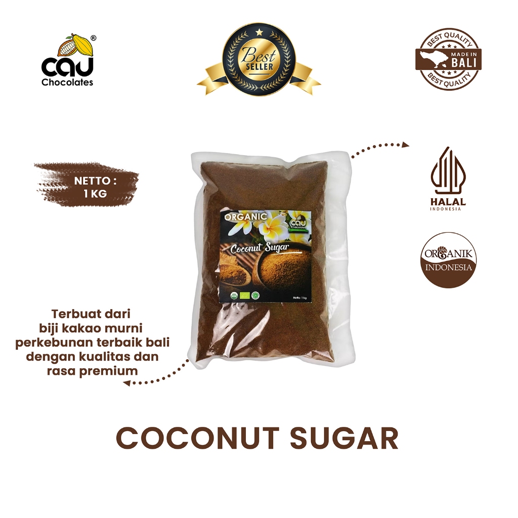 

CAU CHOCOLATES - Gula Kelapa / Coconut Sugar - 1 kg